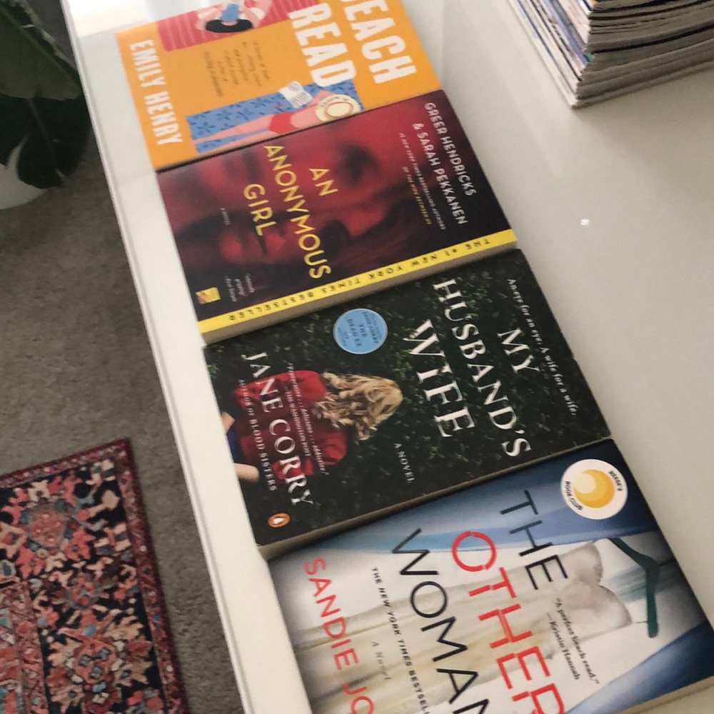 Great summer books! Beach Read, An Anonymous Girl